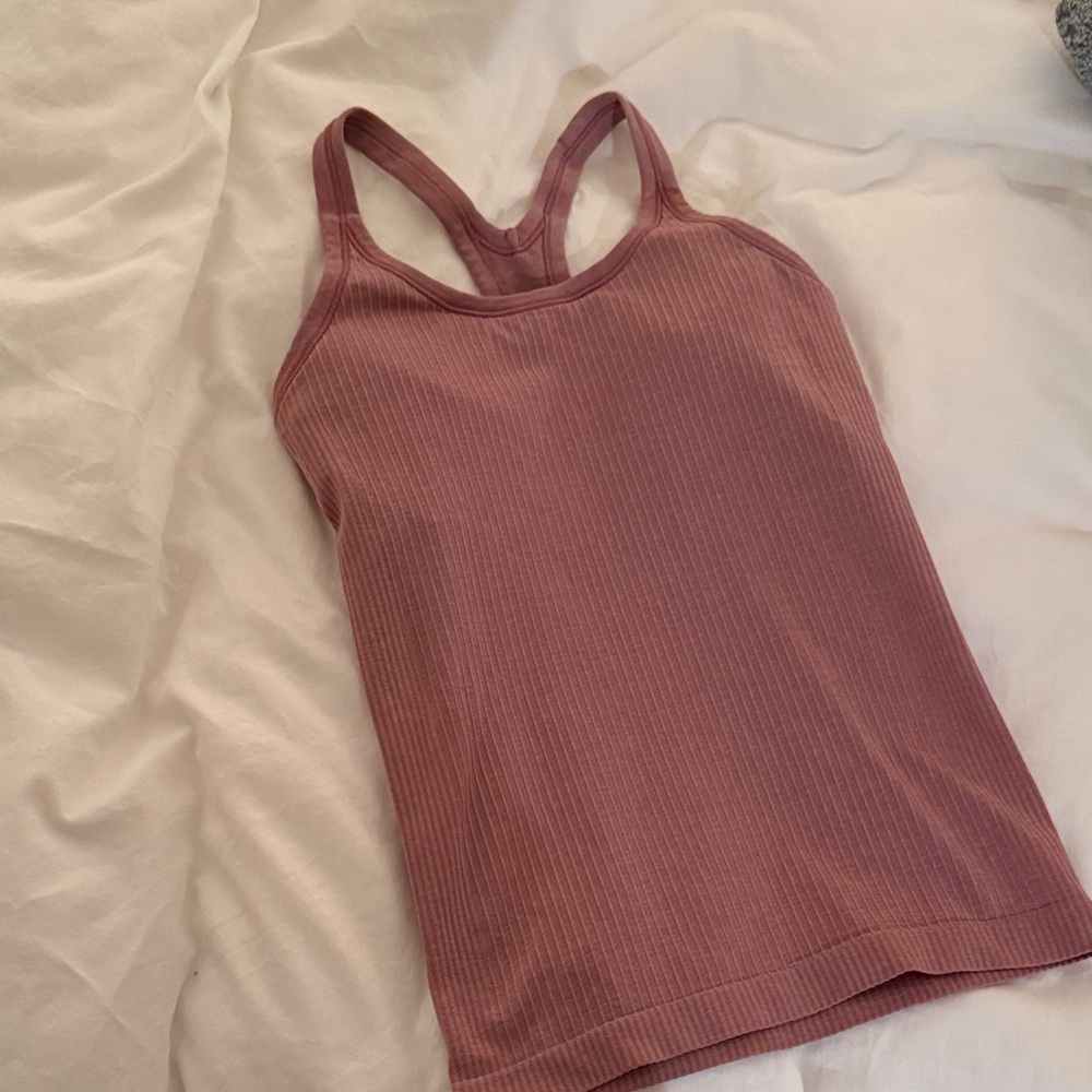 Lululemon Ebb to Street Ribbed Tank Top. Size 4. Like new.